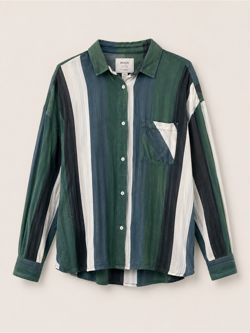 RVCA long sleeve button down size small